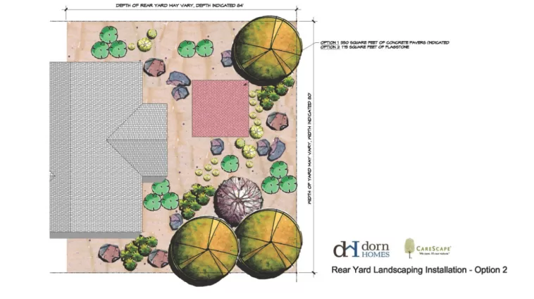 Residential color landscape exhibit