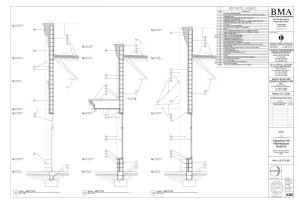 Architectural drafting work