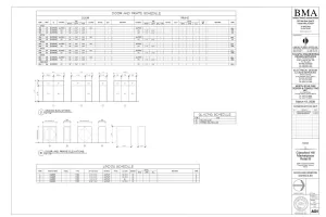 Architectural drafting work