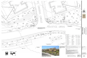 Landscape architecture plan