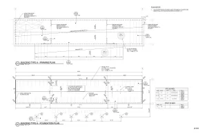 Structural drawings for a government project