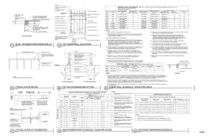 Structural drawings for a government project