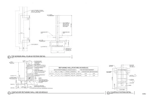 Structural drawings for a government project