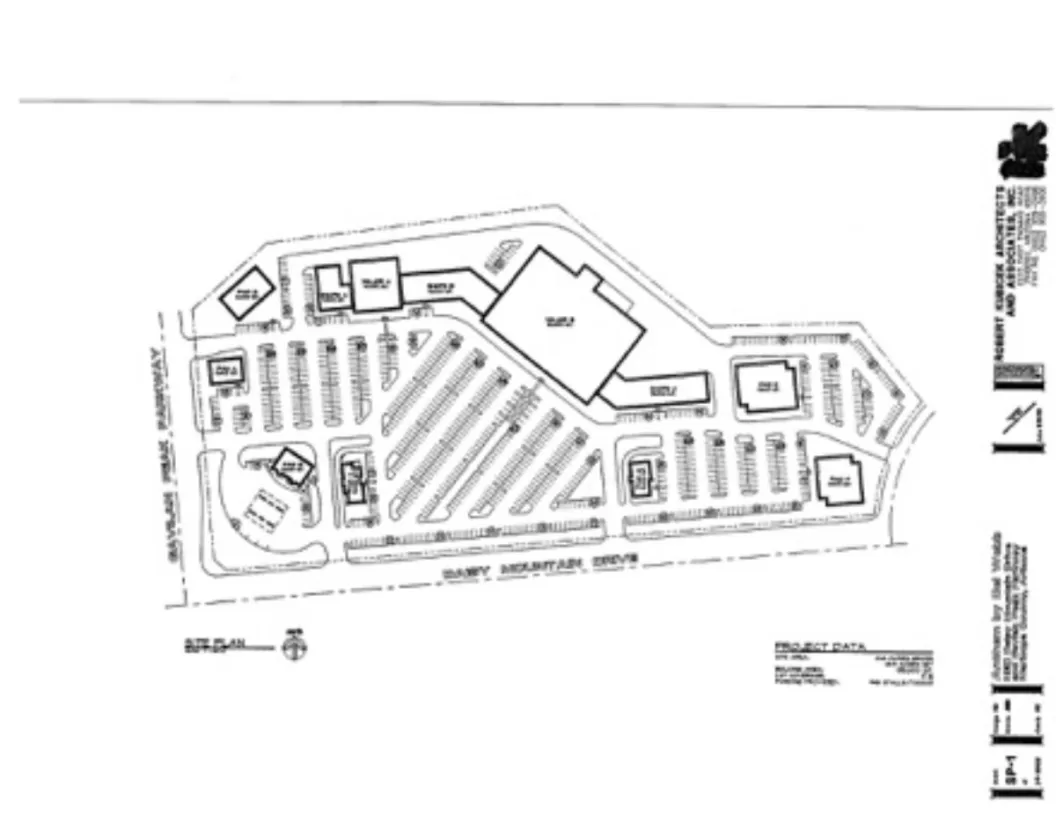 Architectural site plan design