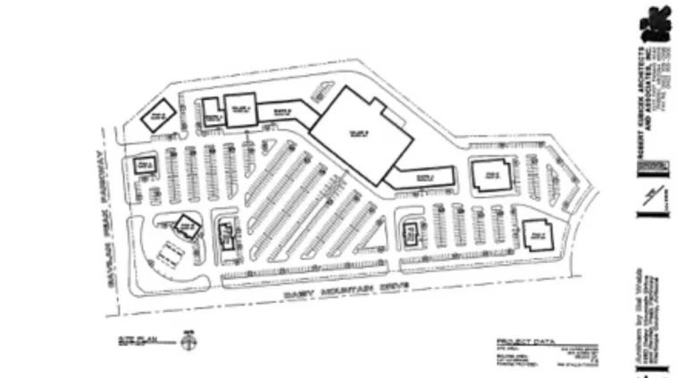 Architectural site plan design