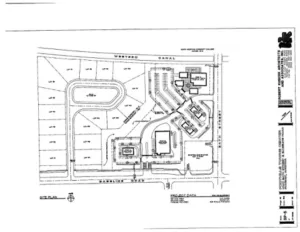 Architectural site plan design