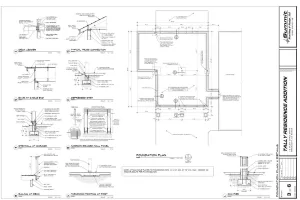 A residential addition that I drafted