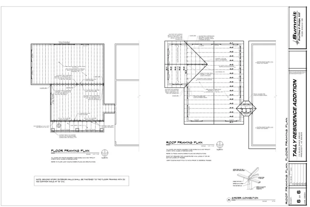 A residential addition that I drafted