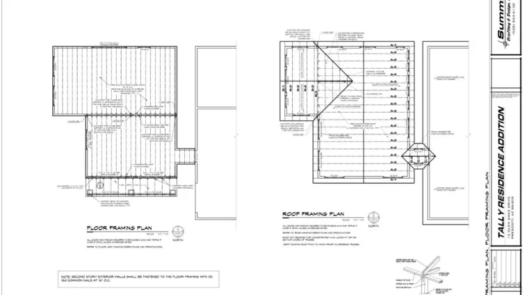 A residential addition that I drafted