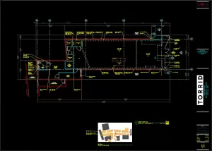 As-Built or "Field Survey" of retail tenant mall space