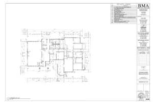 Architectural drafting work