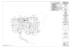 Architectural drafting work