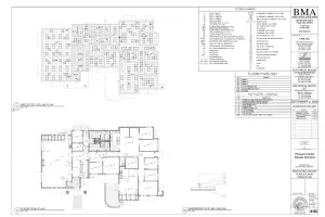 Architectural drafting work