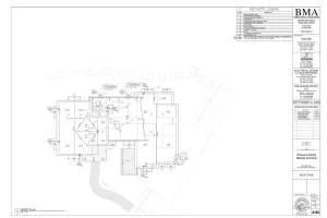 Architectural drafting work