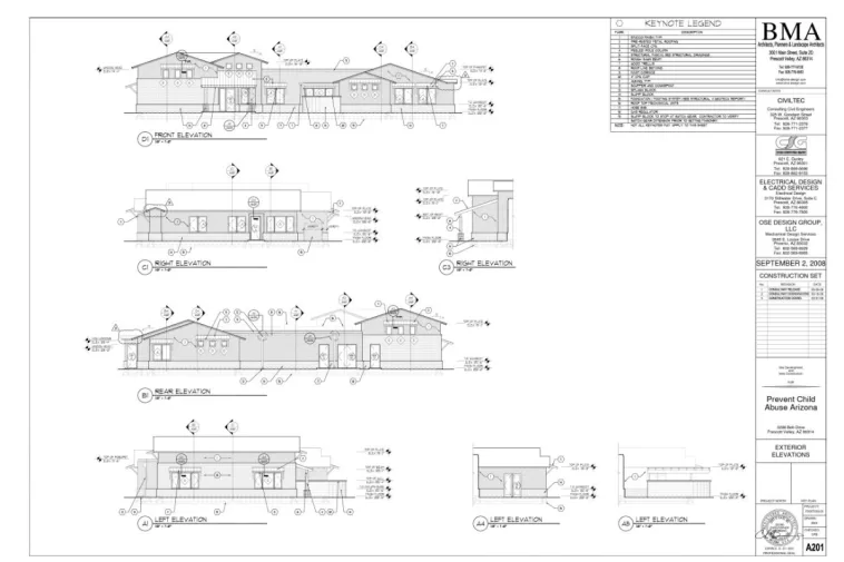 Architectural drafting work