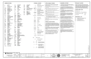 Architectural drawings for an infrastructure project