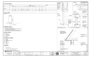 Architectural drawings for an infrastructure project