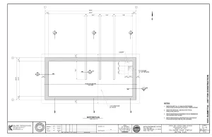 Structural drawings for an infrastructure project