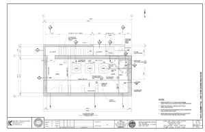 Structural drawings for an infrastructure project