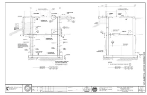 Structural drawings for an infrastructure project