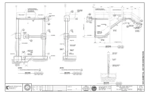 Structural drawings for an infrastructure project