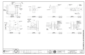 Structural drawings for an infrastructure project