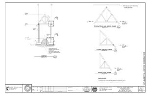 Structural drawings for an infrastructure project