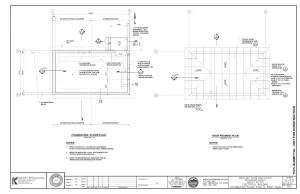 Structural drawings for an infrastructure project