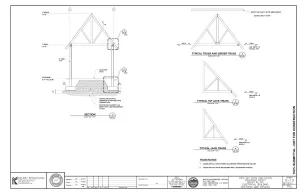 Structural drawings for an infrastructure project