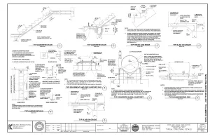 Structural drawings for an infrastructure project