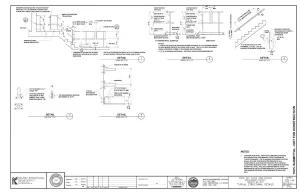 Structural drawings for an infrastructure project