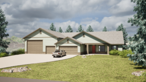 Exterior rendering of a home in Montana