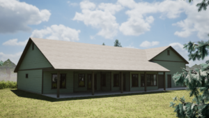 Exterior rendering of a home in Montana